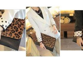Leopard Skin Clutch Purse