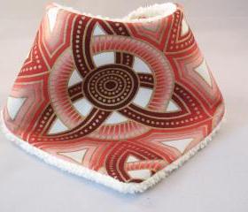 Bandand Style Bib - Gold Circles